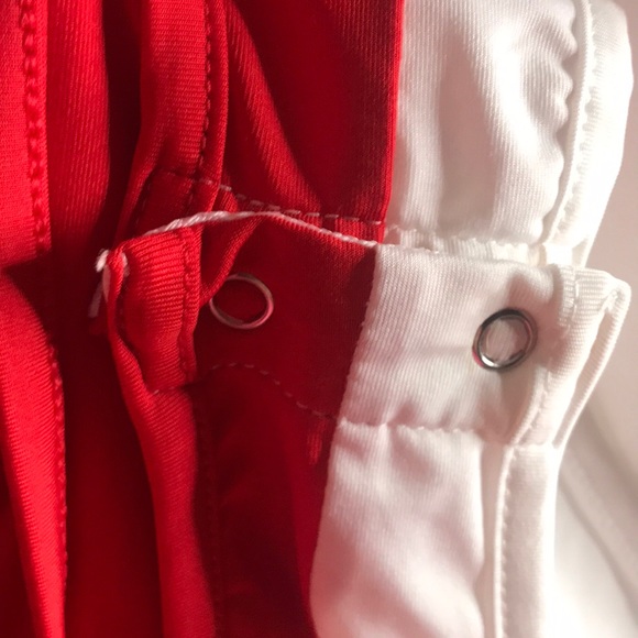 Red and white bodysuit - Picture 2 of 3